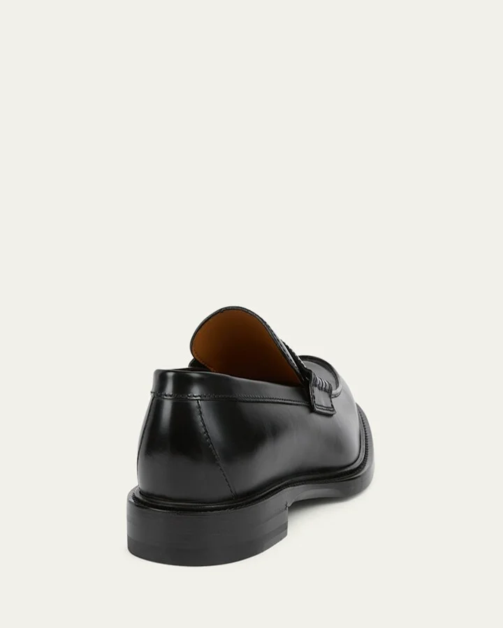 Men's William Leather Split-Toe Penny Loafers - Image 2