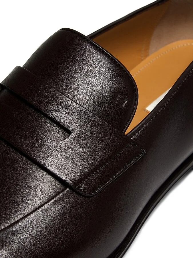 Men's Windsor Leather Loafers - Ebano - Size 11 - Image 6