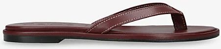 Mens Wine Melody Leather Sandals Eur 40 / 7 Uk Women
