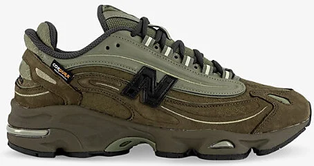 Mens Woodland 1000 Panelled Low-Top Mixed-Material Trainers 10.5