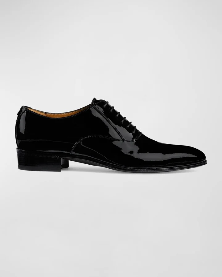 Men's Worsh Patent Leather Oxfords