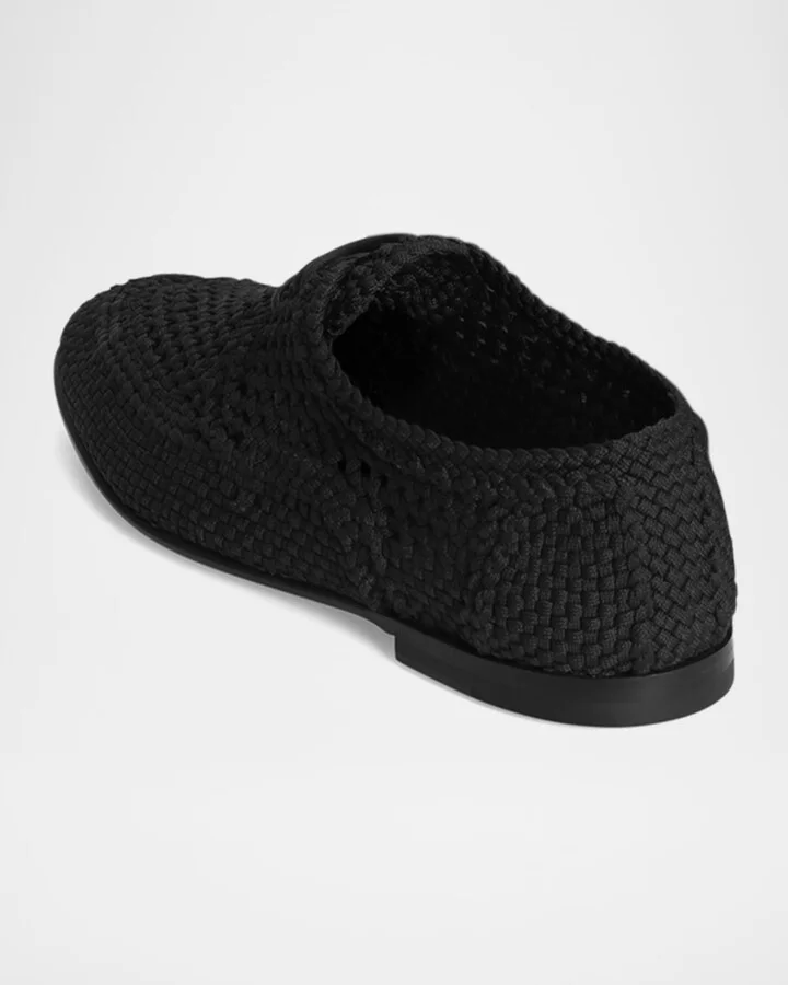 Men's Woven Fabric Derby Shoes - Image 4
