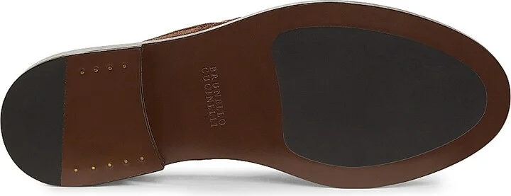 Men's Woven Leather Sandals - Brown - Size 7 - Image 6