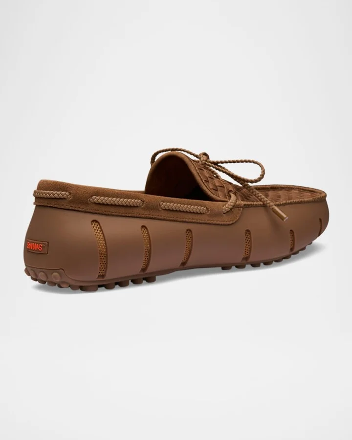 Men's Woven Textile and Suede Drivers - Image 4