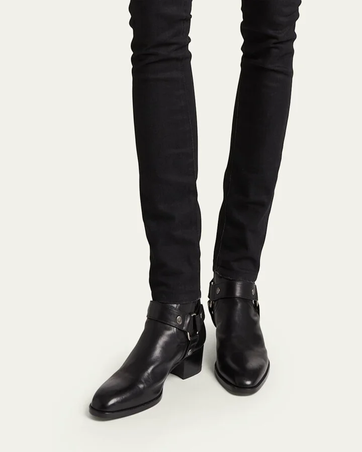 Men's Wyatt 40 Harness Biker Boots - Image 4