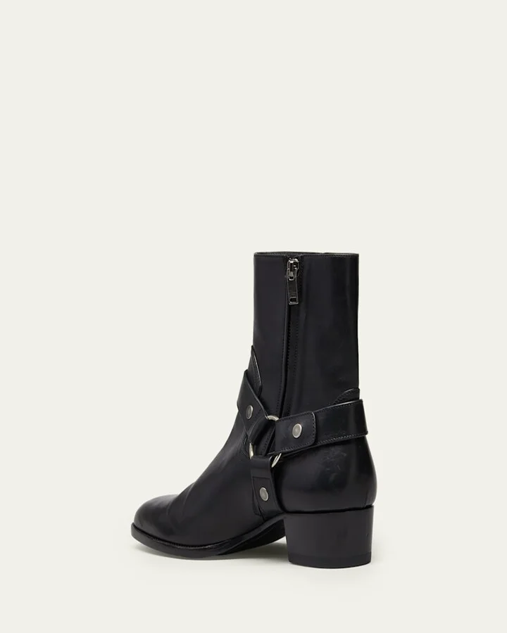 Men's Wyatt 40 Harness Biker Boots - Image 5