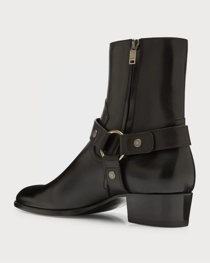 Men's Wyatt 40 Harness Biker Boots - Image 3