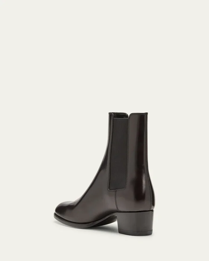 Men's Wyatt 40 Leather Chelsea Boots - Image 4
