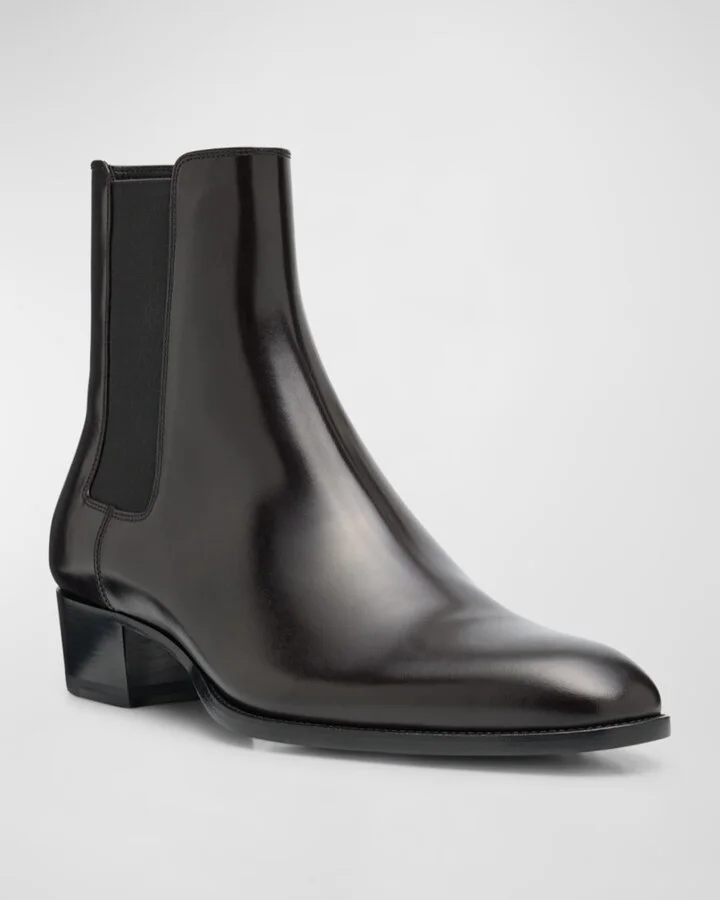 Men's Wyatt 40 Leather Chelsea Boots - Image 3