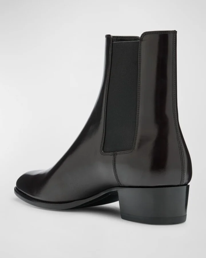 Men's Wyatt 40 Leather Chelsea Boots - Image 5