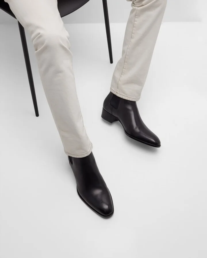 Men's Wyatt 40 Leather Chelsea Boots - Image 9