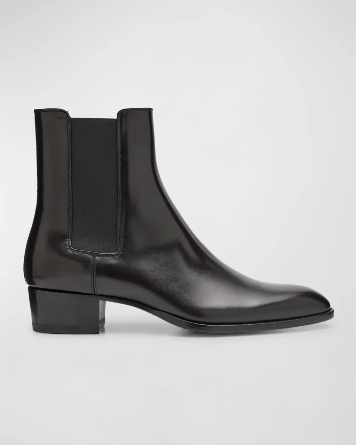 Men's Wyatt 40 Leather Chelsea Boots