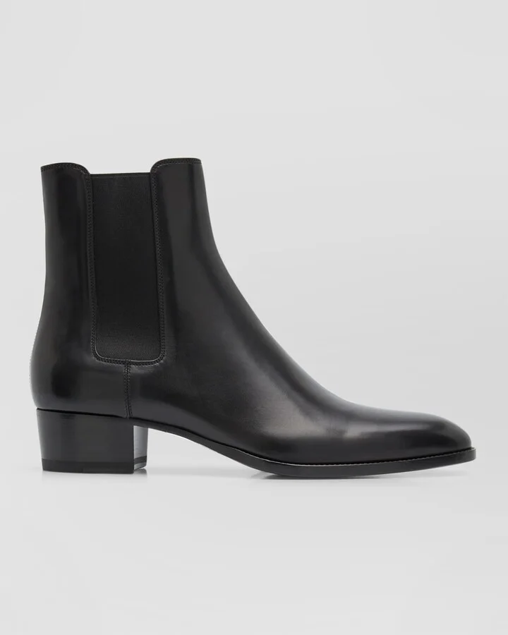 Men's Wyatt 40 Leather Chelsea Boots