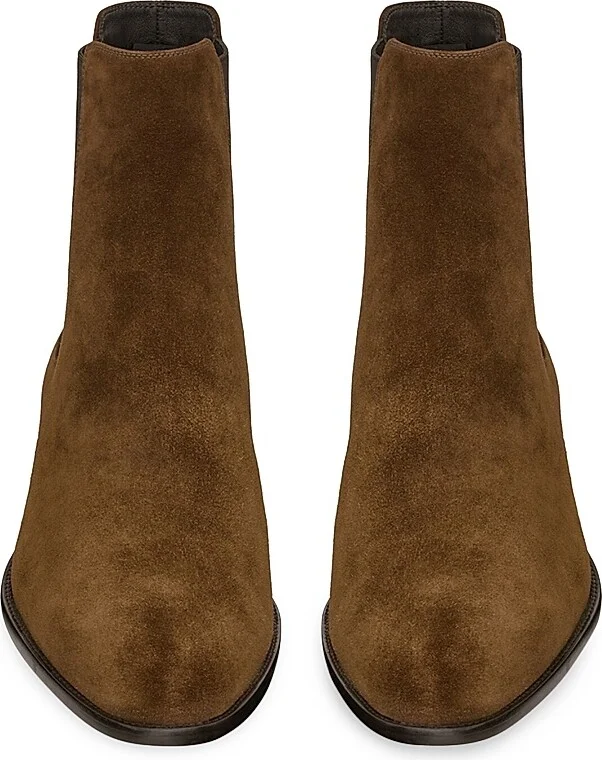 Men's Wyatt Chelsea Boots In Suede - Land - Size 6 - Image 2