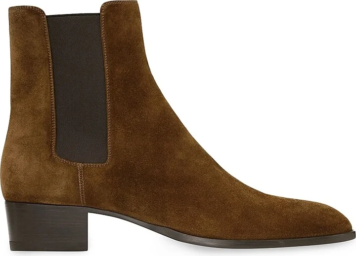Men's Wyatt Chelsea Boots In Suede - Land - Size 6