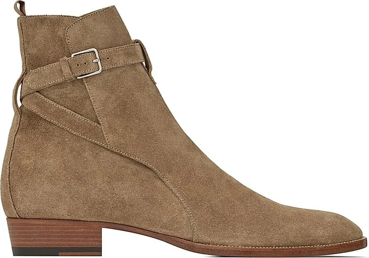Men's Wyatt Suede Ankle Boots - New Sigaro - Size 7