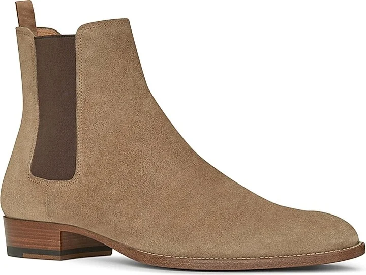 Men's Wyatt Suede Chelsea Boots - Nero - Size 7 - Image 5