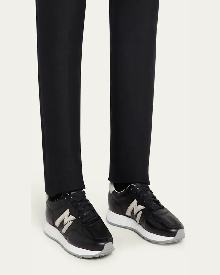 Men's Yoki Leather Runner Sneakers - Image 9