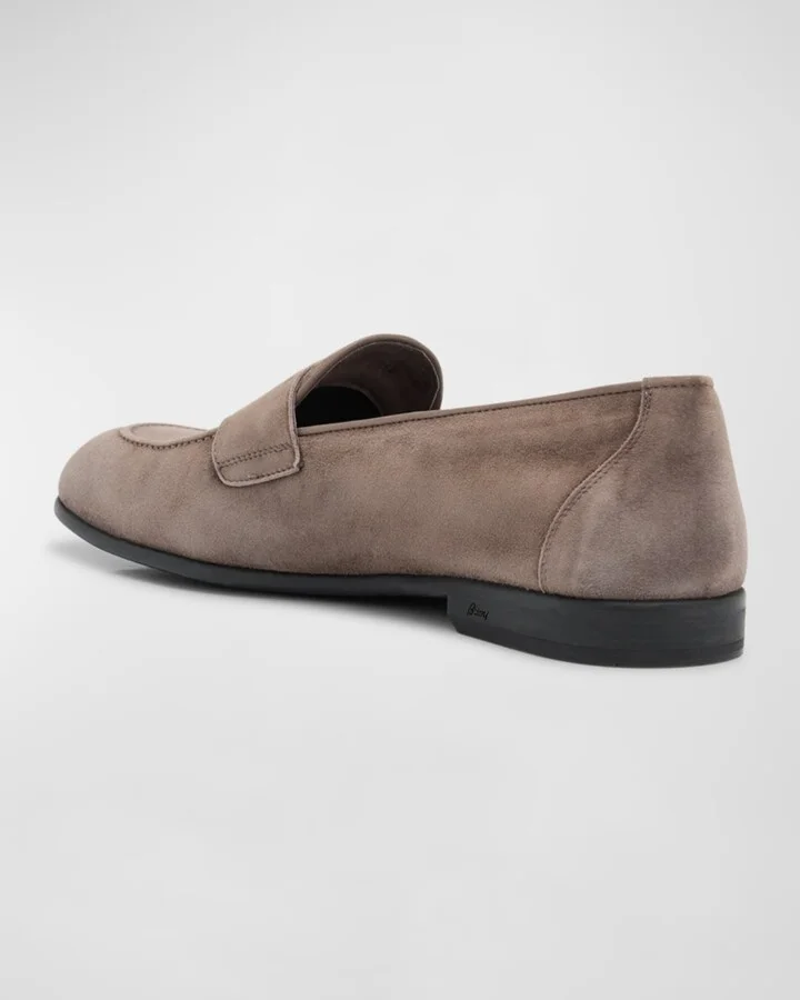 Men's York Suede Penny Loafers - Image 4