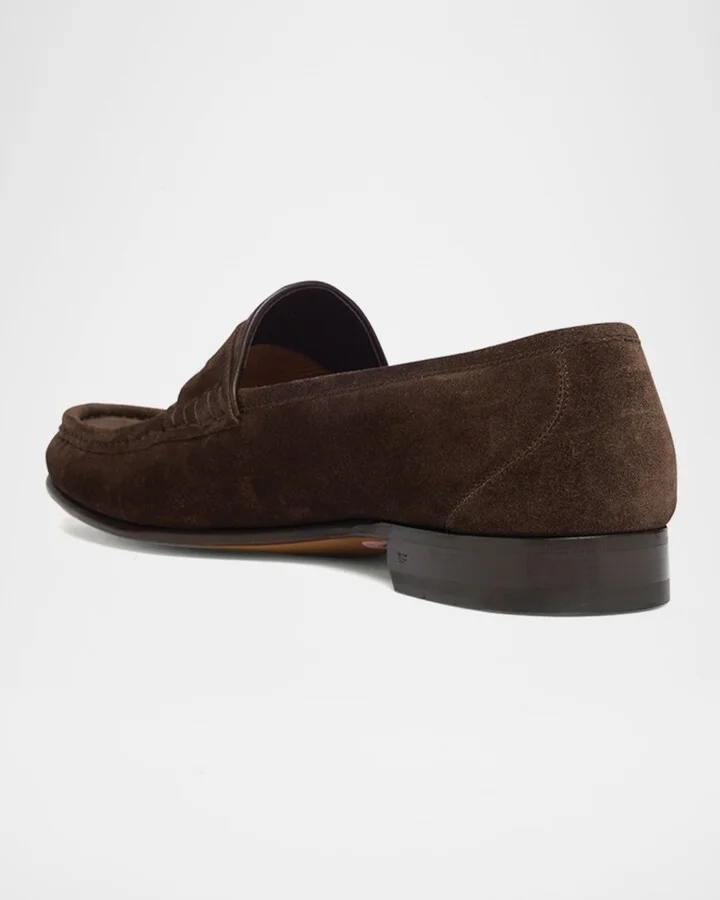 Men's York Suede Penny Loafers - Image 3