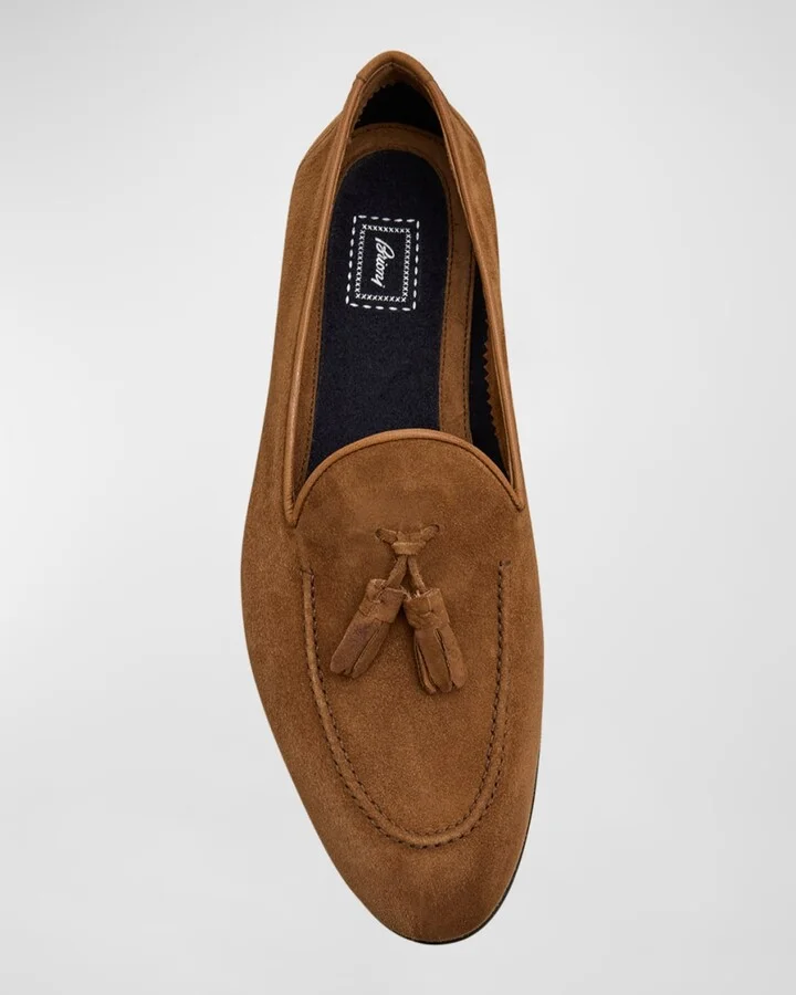 Men's York Suede Tassel Loafers - Image 3