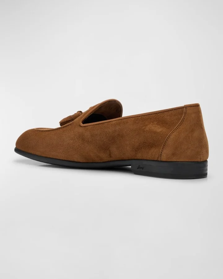 Men's York Suede Tassel Loafers - Image 4