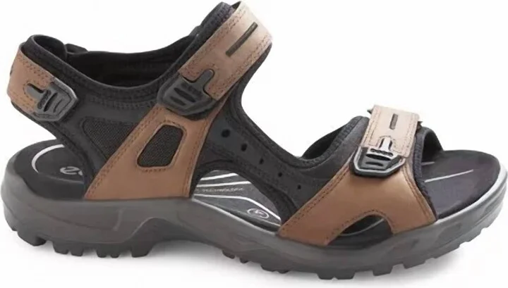Men's Yucatan Offroad Sandals In Bison,black,black