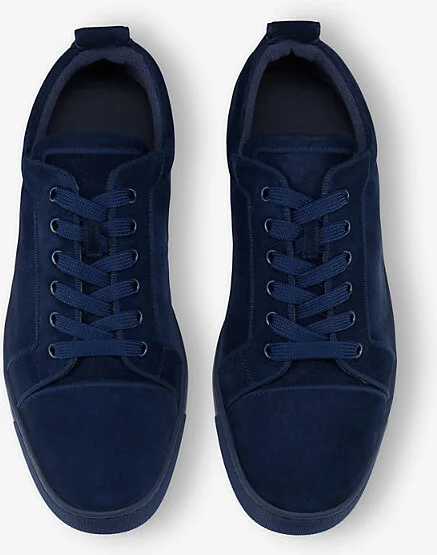 Mens Zaffiro Louis Junior Suede Low-Top Trainers Eur 45 / 11 Uk Men - Image 2