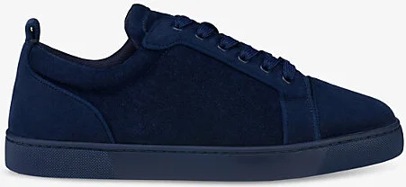 Mens Zaffiro Louis Junior Suede Low-Top Trainers Eur 45 / 11 Uk Men