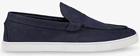 Mens Zaffiro Moonboat Suede Loafers Eur 40.5 / 6.5 Uk Men