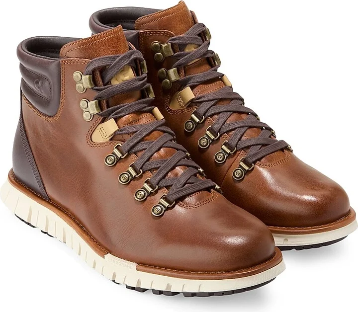 Men's ZeroGrand Remastered Berkshire Lug-Sole Leather Oxfords - Woodbury Madeira Birch - Size 7 - Image 3