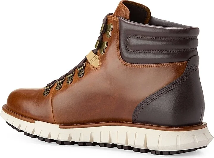 Men's ZeroGrand Remastered Berkshire Lug-Sole Leather Oxfords - Woodbury Madeira Birch - Size 7 - Image 4