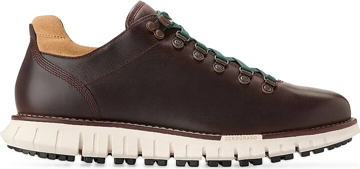 Men's Zerogrand Remastered Low Hiking Boots - Deep Mahogany Light Amber - Size 10