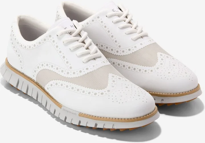 Men's ZERØGRAND Remastered No Sew Wingtip Waterproof Golf Shoes - Image 5