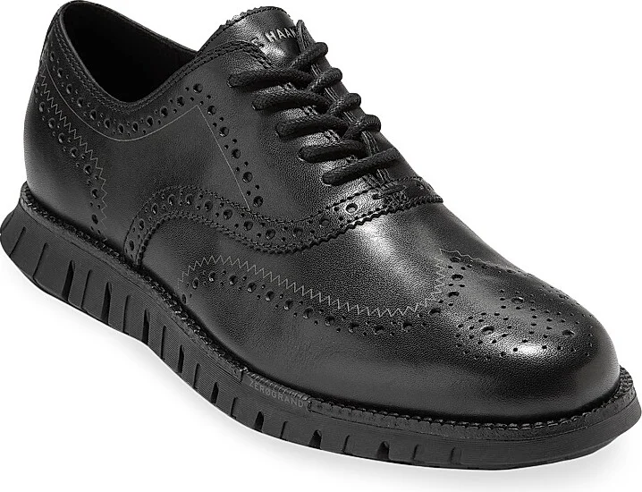 Men's Zerogrand Remastered Wingtip Oxfords - Black - Size 10 - Image 2