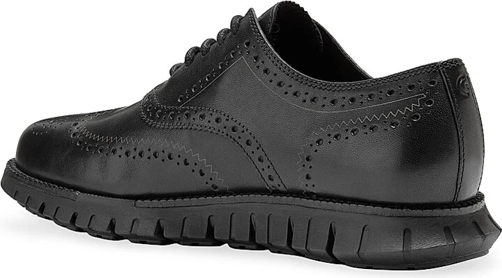 Men's Zerogrand Remastered Wingtip Oxfords - Black - Size 10 - Image 3