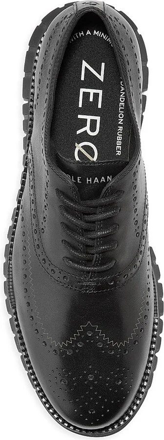 Men's Zerogrand Remastered Wingtip Oxfords - Black - Size 10 - Image 4