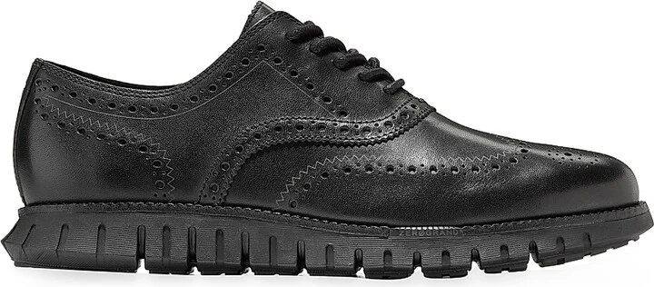 Men's Zerogrand Remastered Wingtip Oxfords - Black - Size 10