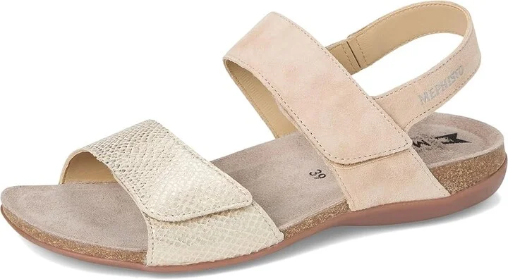 Mephisto Agave Women's Sandals Beige : EU 35 (US Women's 5) B - Medium, Leather/Suede - Image 5