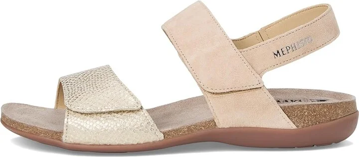 Mephisto Agave Women's Sandals Beige : EU 35 (US Women's 5) B - Medium, Leather/Suede - Image 6