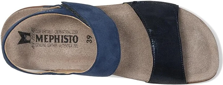 Mephisto Agave Women's Sandals Midnight : EU 37 (US Women's 7) B - Medium, Leather/Suede - Image 2