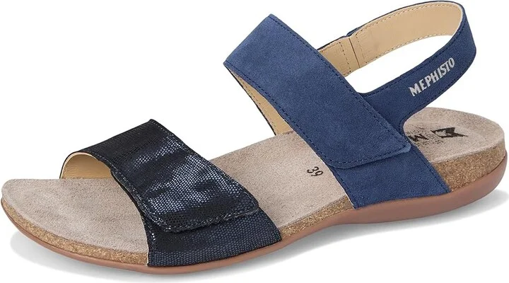 Mephisto Agave Women's Sandals Midnight : EU 37 (US Women's 7) B - Medium, Leather/Suede - Image 5