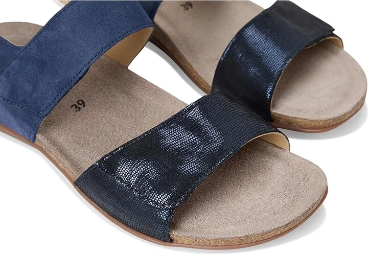 Mephisto Agave Women's Sandals Midnight : EU 37 (US Women's 7) B - Medium, Leather/Suede - Image 7