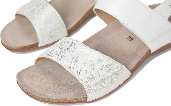 Mephisto Agave Women's Sandals White Perlkid : EU 35 (US Women's 5) B - Medium, Leather/Suede - Image 7