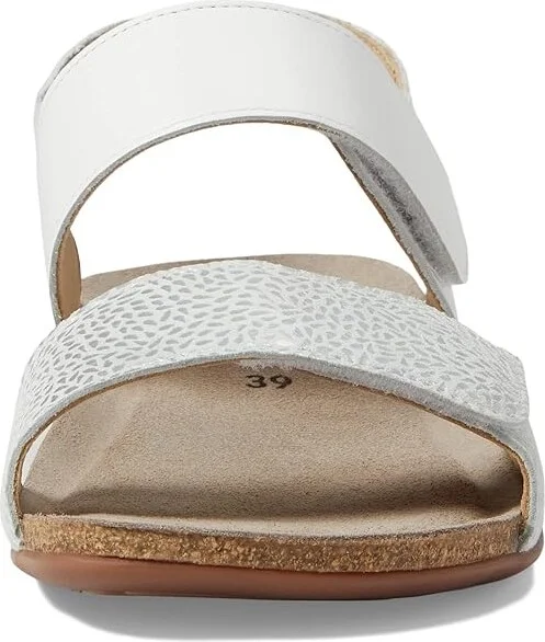 Mephisto Agave Women's Sandals White Silk Combo Belem : EU 35 (US Women's 5) B - Medium, Leather/Suede - Image 2