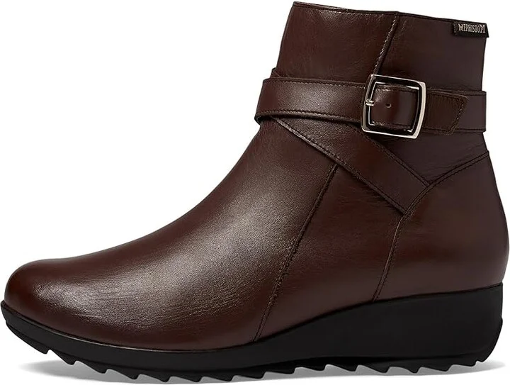 Mephisto Avril Women's Shoes Brown Silk Leather : EU 37 (US Women's 7) B - Medium - Image 5