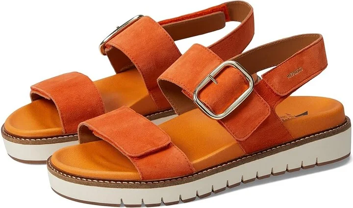 Mephisto Belona Women's Shoes Burnt Orange Velcalf Premium : EU 36 (US Women's 6) B - Medium, Leather