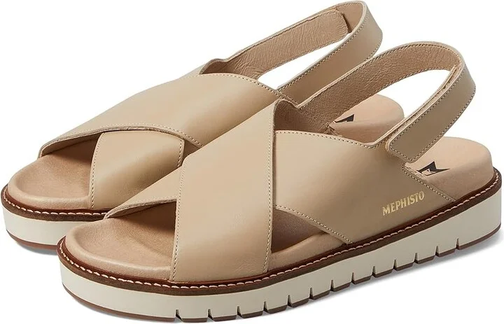 Mephisto Blanche Women's Shoes Light Sand Leather : EU 35 (US Women's 5) B - Medium