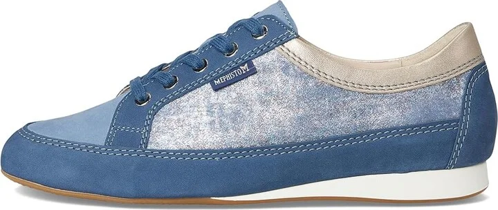 Mephisto Bretta Women's Lace up casual Shoes Denim : EU 38 (US Women's 8) B - Medium, Patent Leather - Image 6