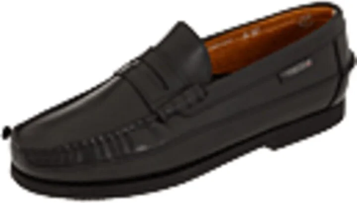 Mephisto Cap Vert Men's Slip on Shoes Black Smooth Leather : EU 42 (US Men's 8) D - Medium - Image 2